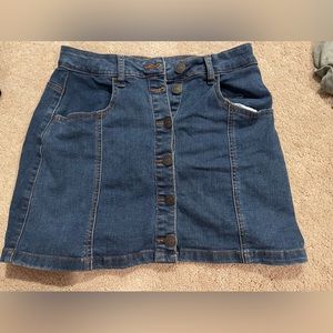 jean skirt